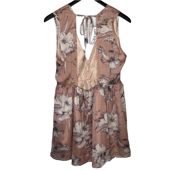 FAB’RIK Toby Heart Ginger Summer Romance Floral Dress Sleeveless Backless Large - Picture 5 of 5